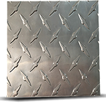 Non-slip aluminum plate